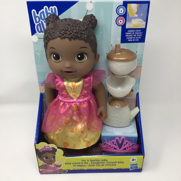 Hasbro Toys Baby Alive Tea N Sparkles Baby And Changing Tea Party Set Poshmark